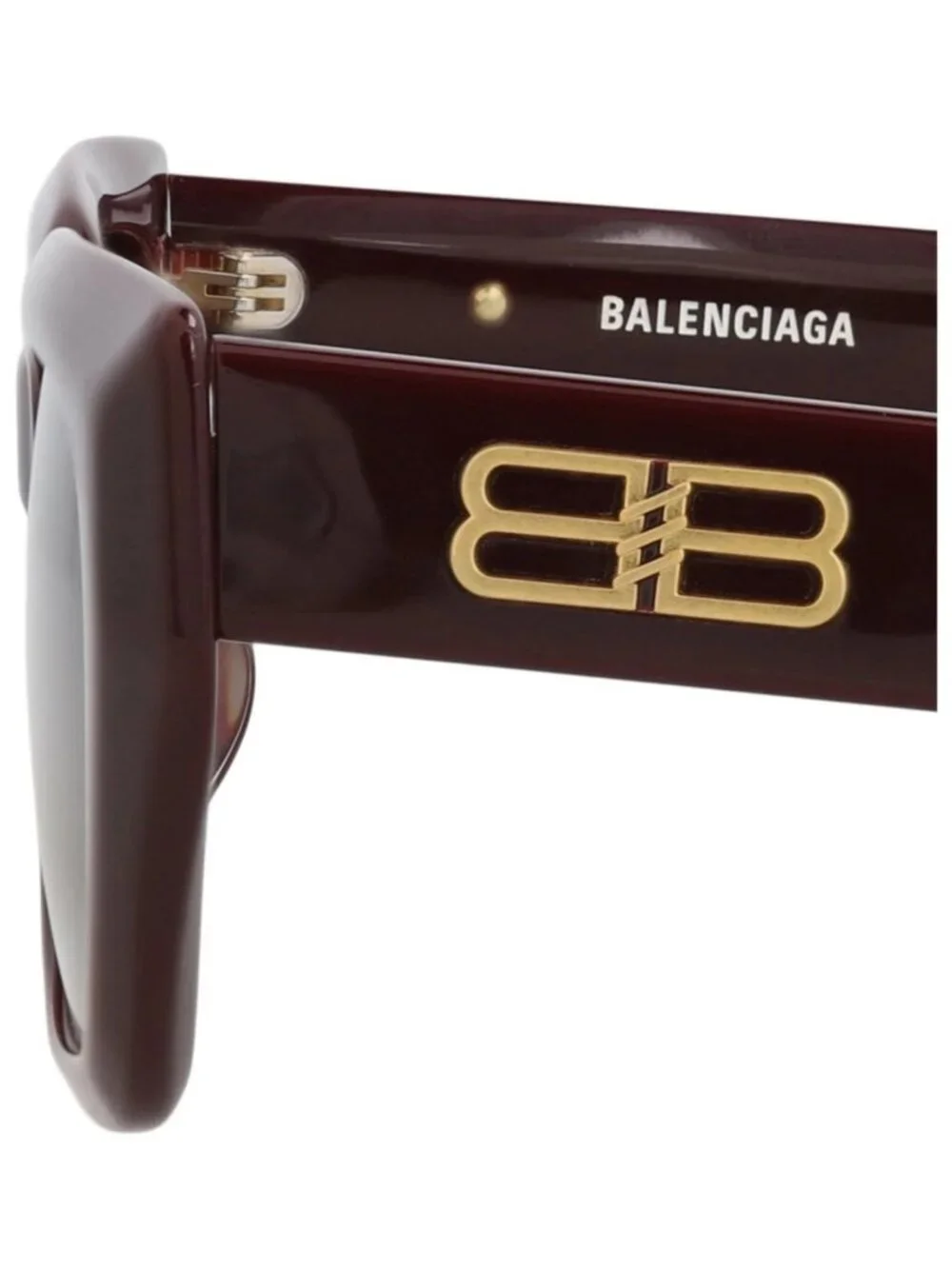 New Balenciaga Women's Sunglasses Square Rectangle Recycled Acetate Frame Unisex